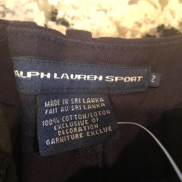 RALPH LAUREN SPORT Navy Khaki Chino Shorts 2 NWT - Picture 5 of 10